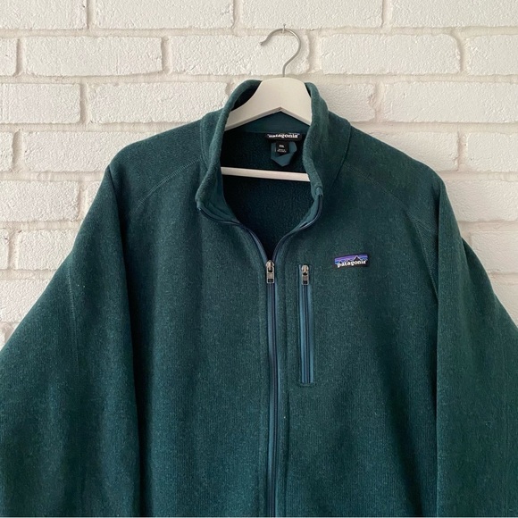 Patagonia Men's Better Sweater Fleece Jacket Coat Full Zip Turquoise Size XXL - Picture 3 of 12
